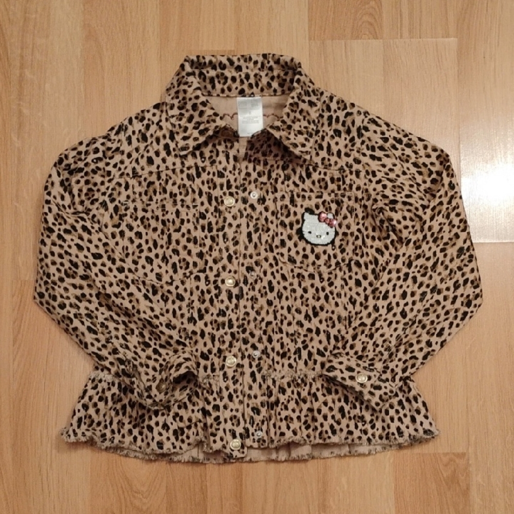 Hello Kitty Leopard Print Jacket - Picture 2 of 6